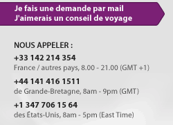 Aide à la réservation : +33 142 21 43 54