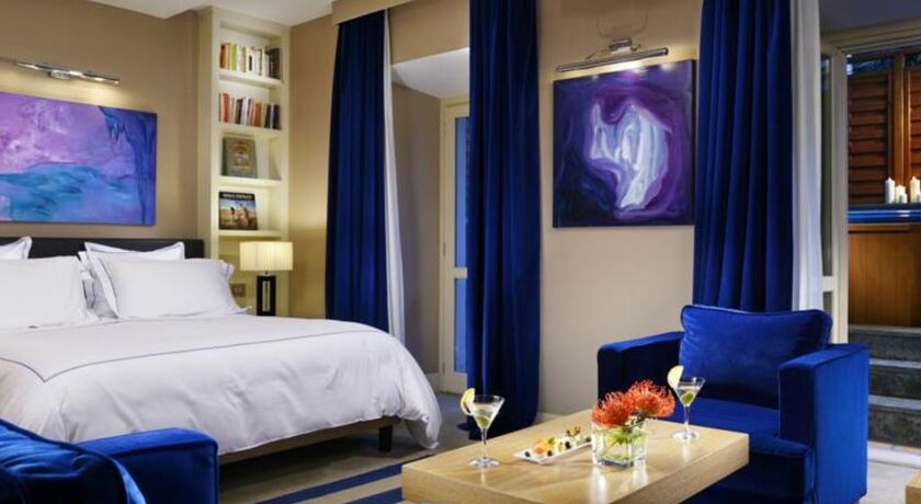 The first luxury art hotel roma, roma, italia Vasca idromassaggio in camera da letto lazio