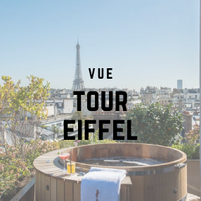 boutique Hotels Paris vue Tour eiffel