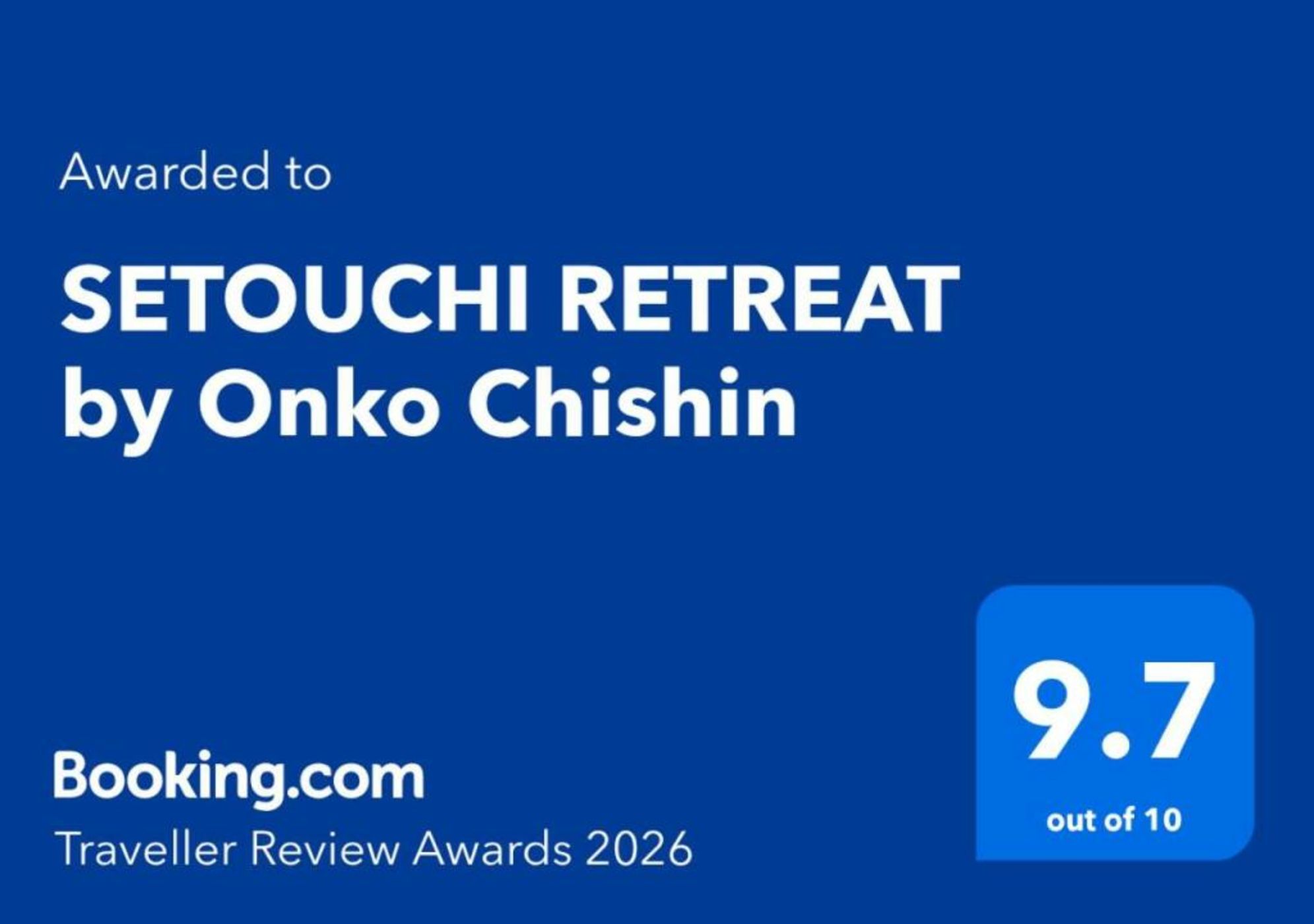 SETOUCHI RETREAT AONAGI by Onko Chishin