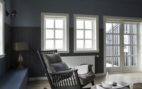 Black timber house