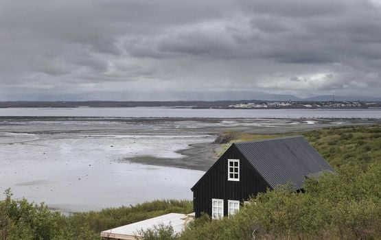 Black timber house