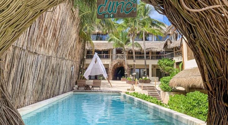 Dune Boutique Hotel located at the party zone