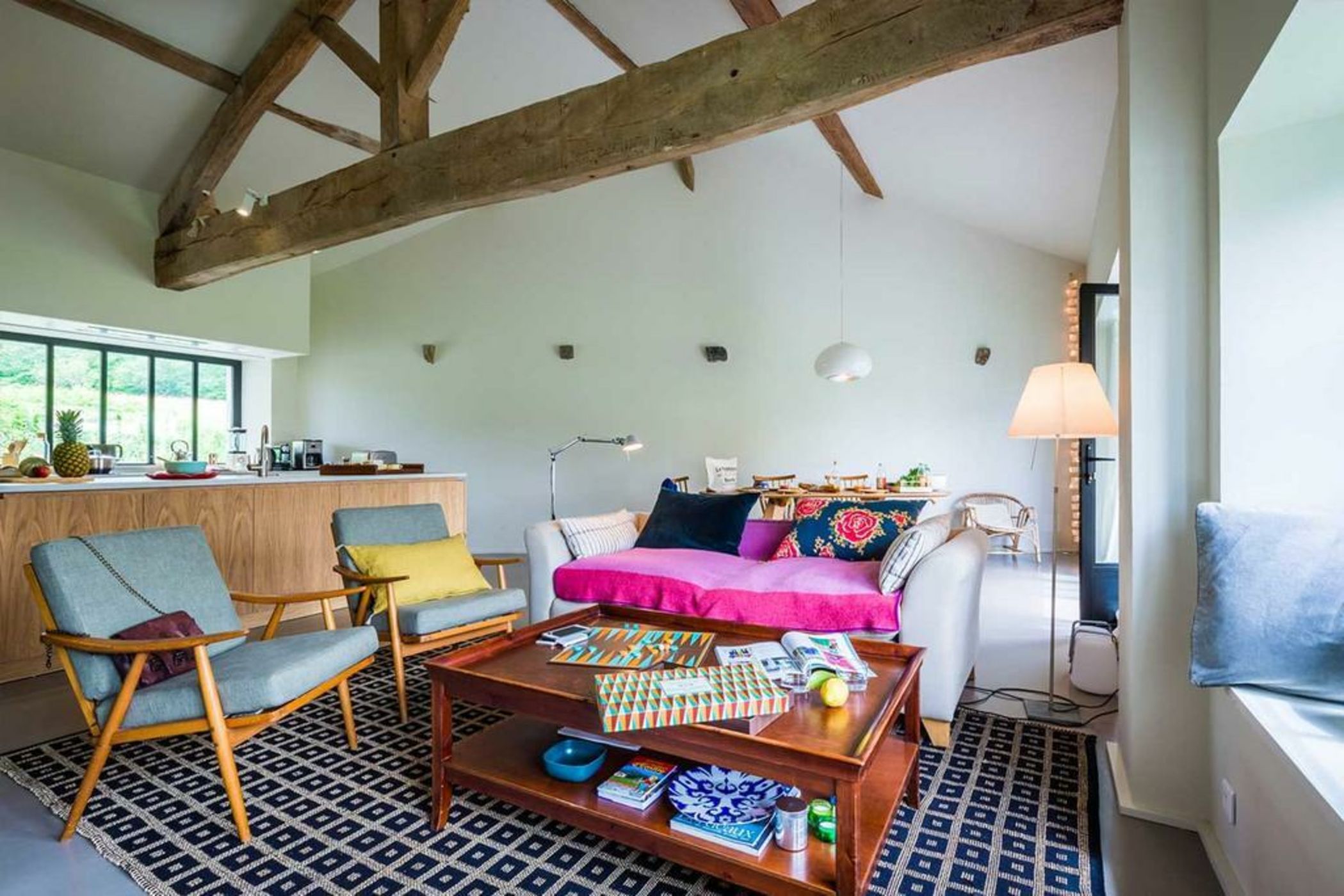 RETREAT KEYWEEK House with Character Pool Fireplace and Garden