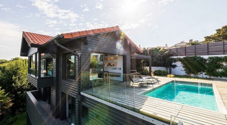 MILADY KEYWEEK Villa with Pool Fireplace Ocean Views in Biarritz