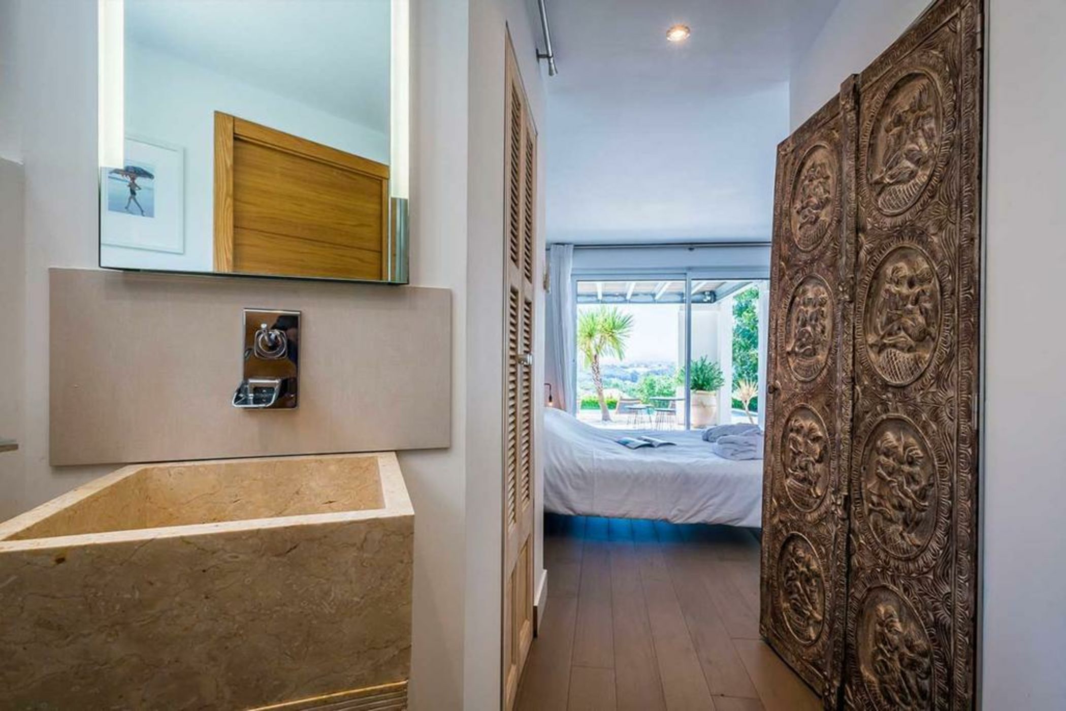 Mountain View Villa, Fireplace, Pool and Sauna in Bidart