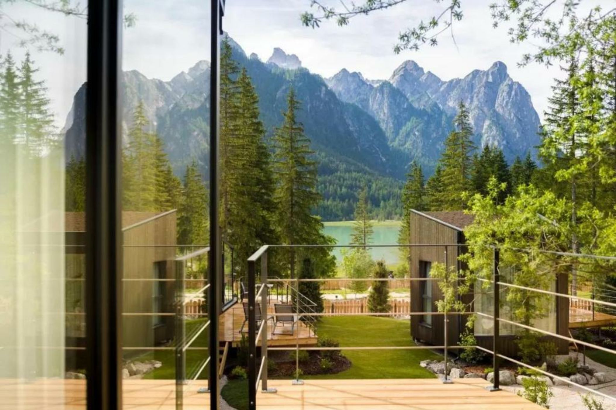 Skyview Chalets am Camping Toblacher See