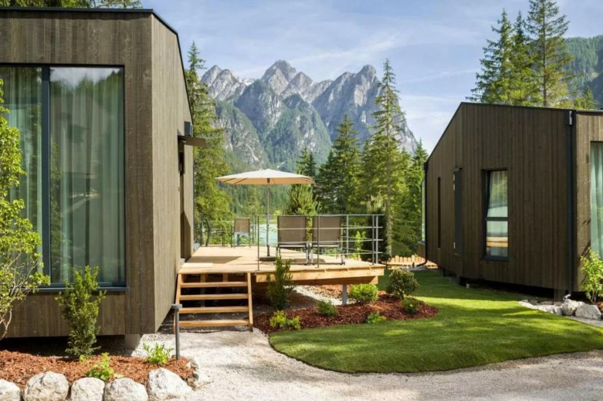 Skyview Chalets am Camping Toblacher See