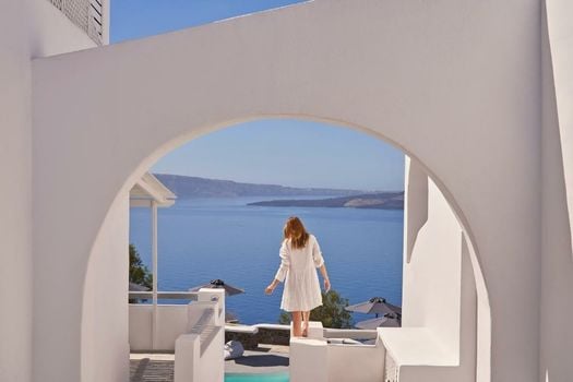 Mr and Mrs White Santorini