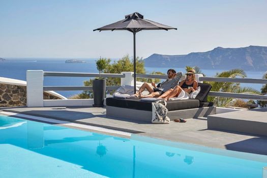 Mr and Mrs White Santorini