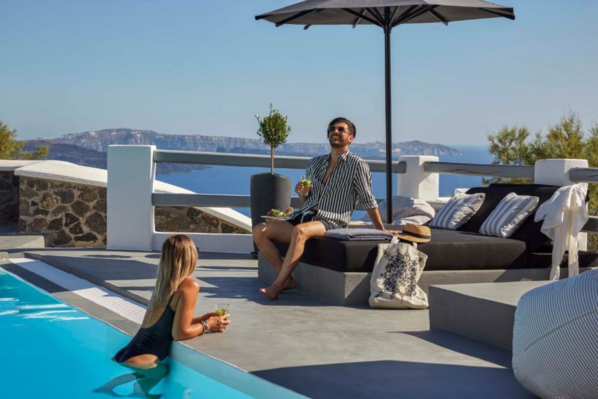 Mr and Mrs White Santorini