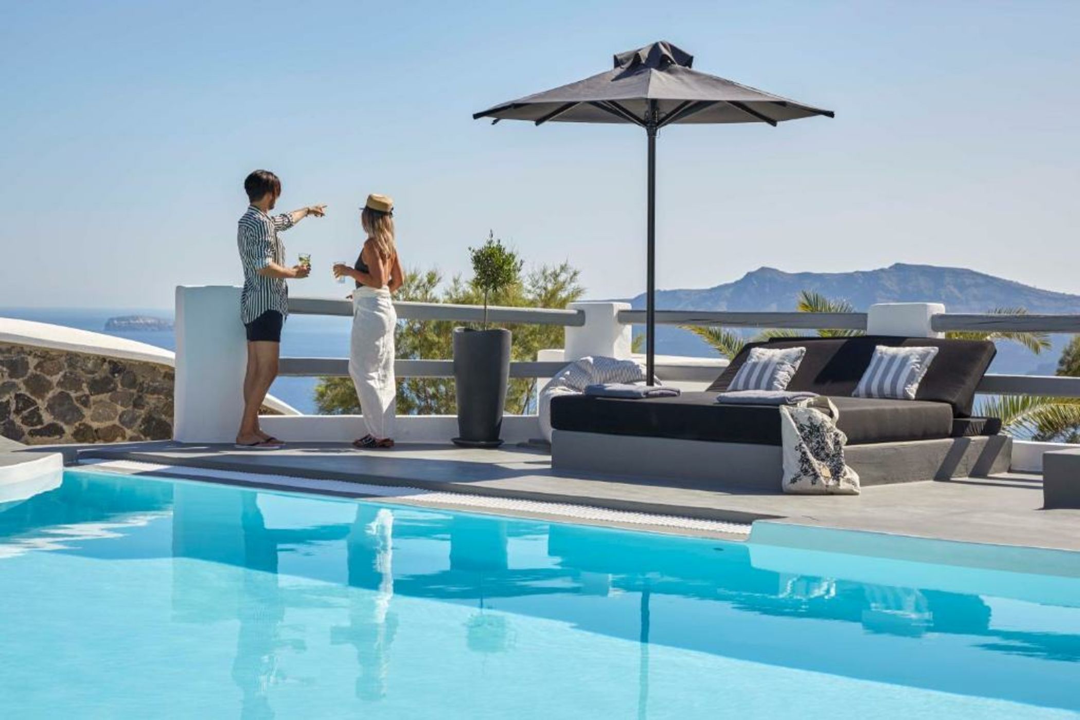 Mr and Mrs White Santorini