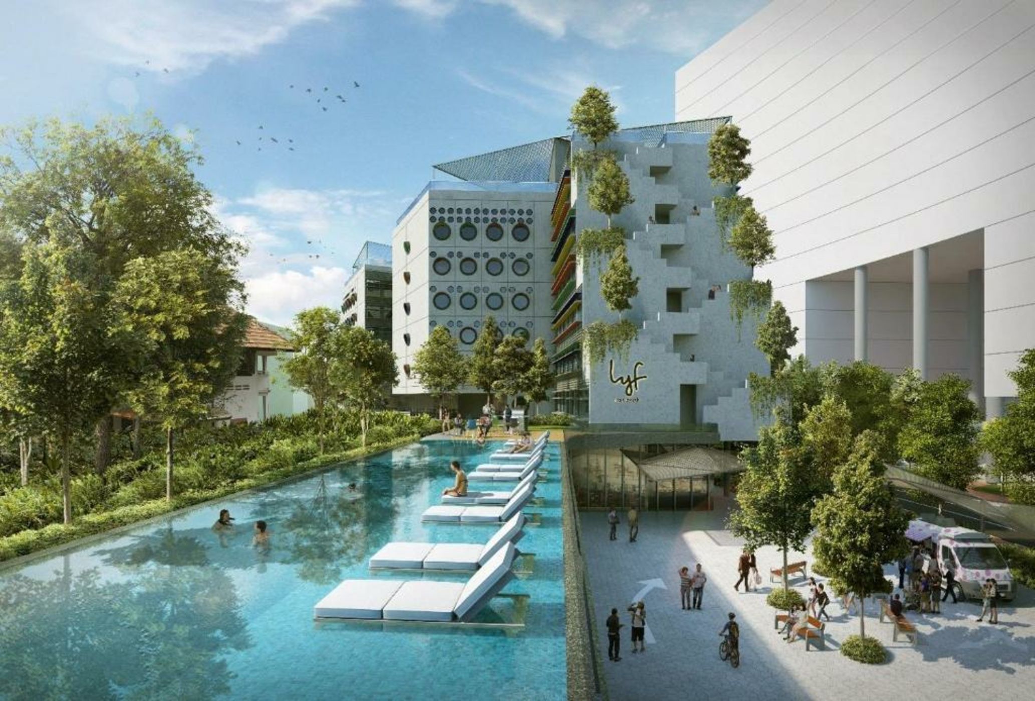 lyf one-north Singapore by Ascott