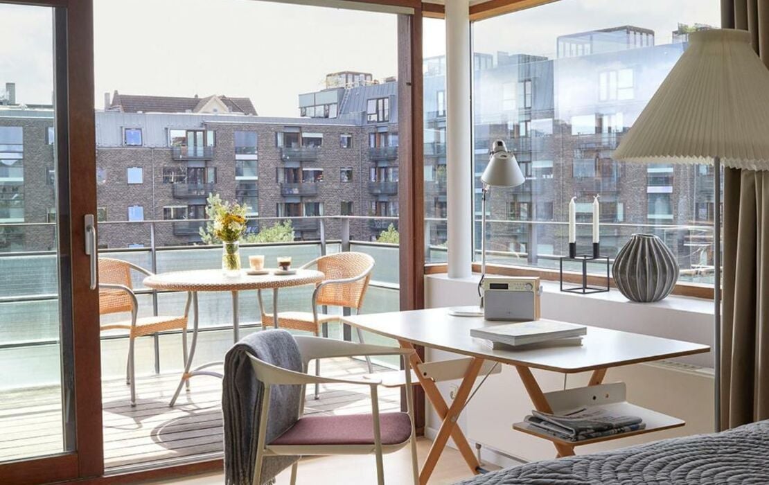 Illustration of Luxury Rooftop Apartments With Fully Equipped Kitchen Copenhagen