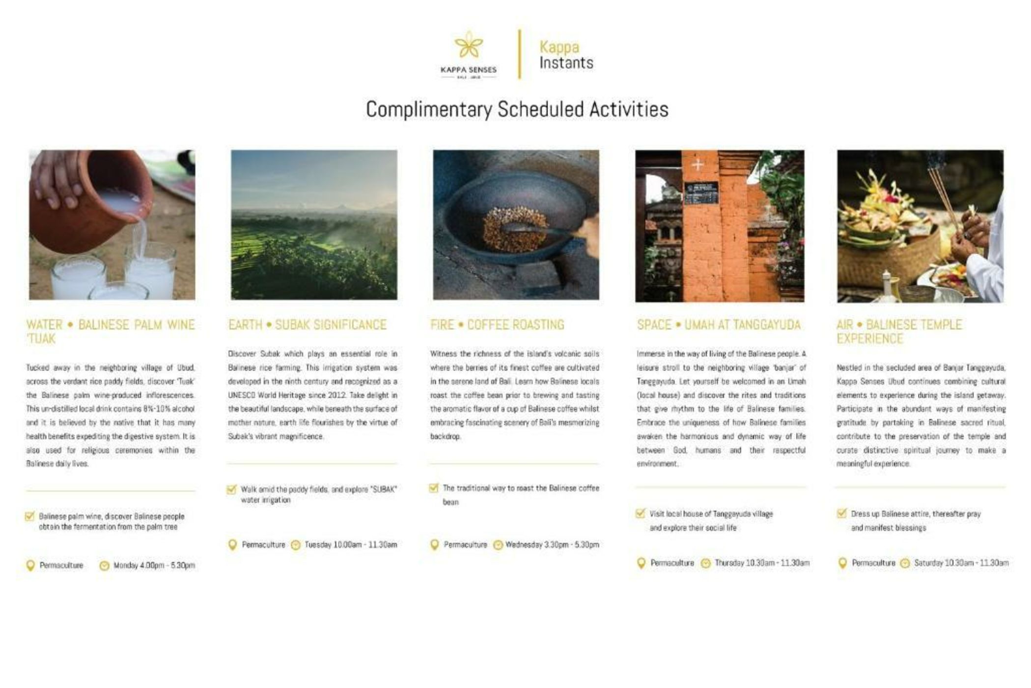 Kappa Senses Ubud