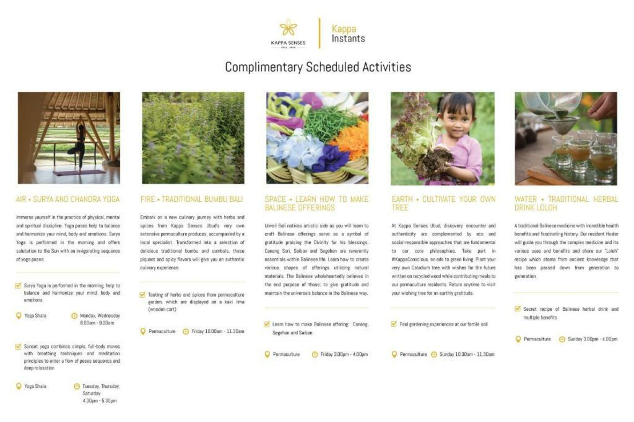 Kappa Senses Ubud