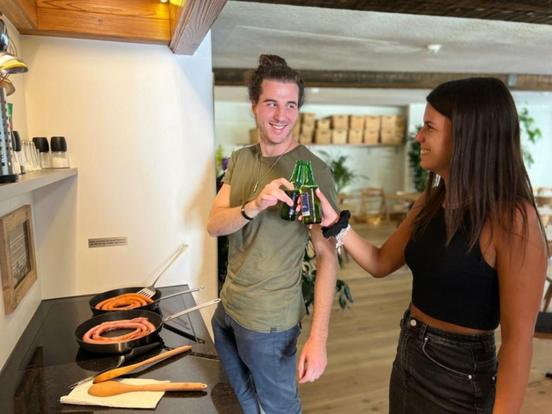 SPANNORT family home with common kitchen and self check-in