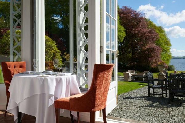 Storrs Hall Hotel on the shore of Lake Windermere