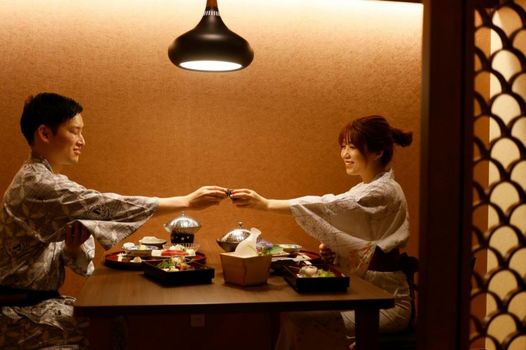 Ryokan Asukasou at the entrancne of Nara park