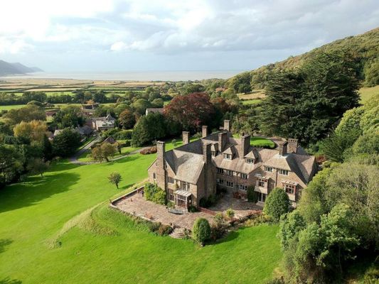 Luxury Bed And Breakfast at Bossington Hall in Exmoor, Somerset