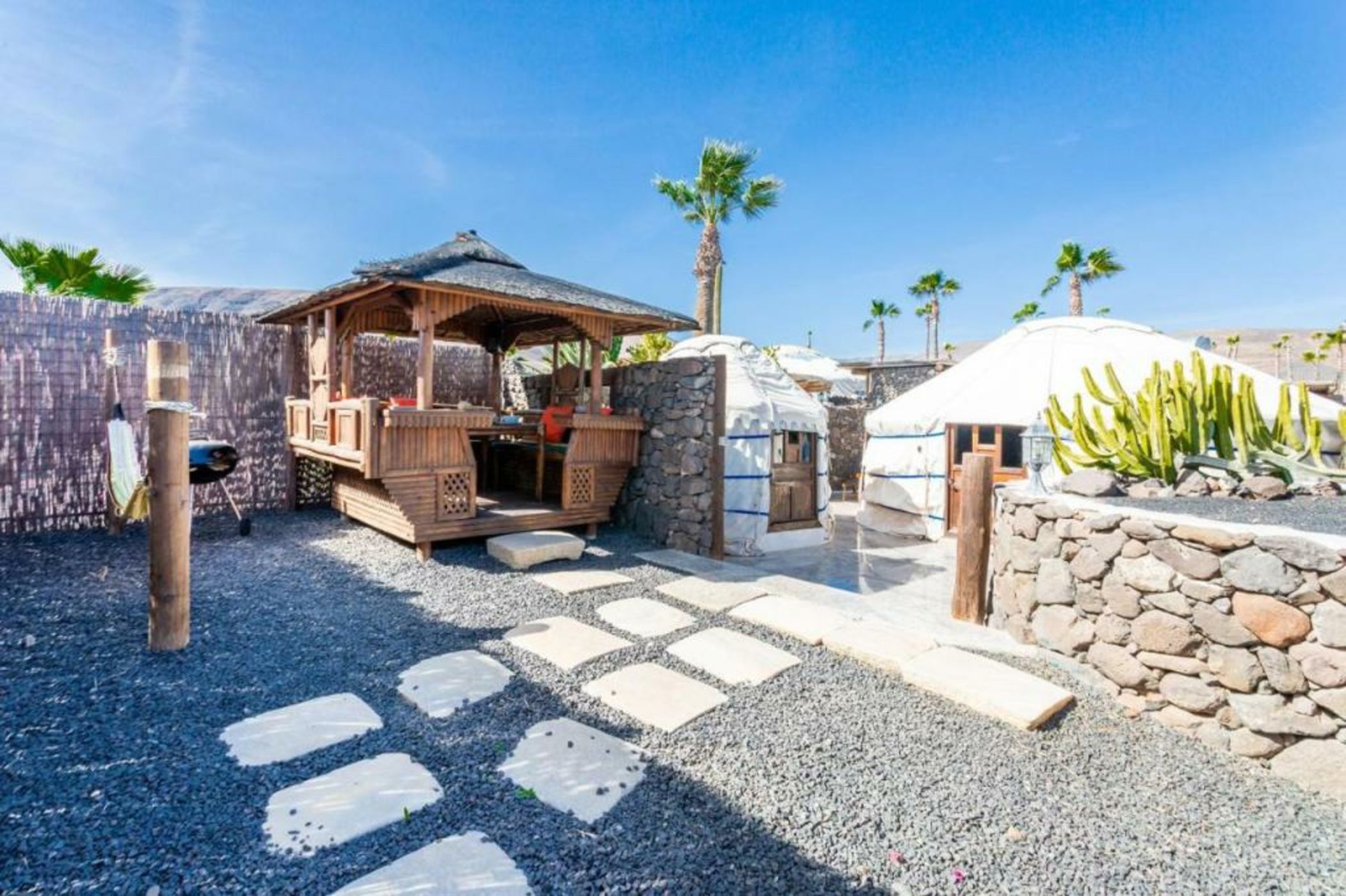 Finca De Arrieta Village - Yurts and Stone Cottages - Shared Pool - Walking distance to Arrieta Beach - Off Grid