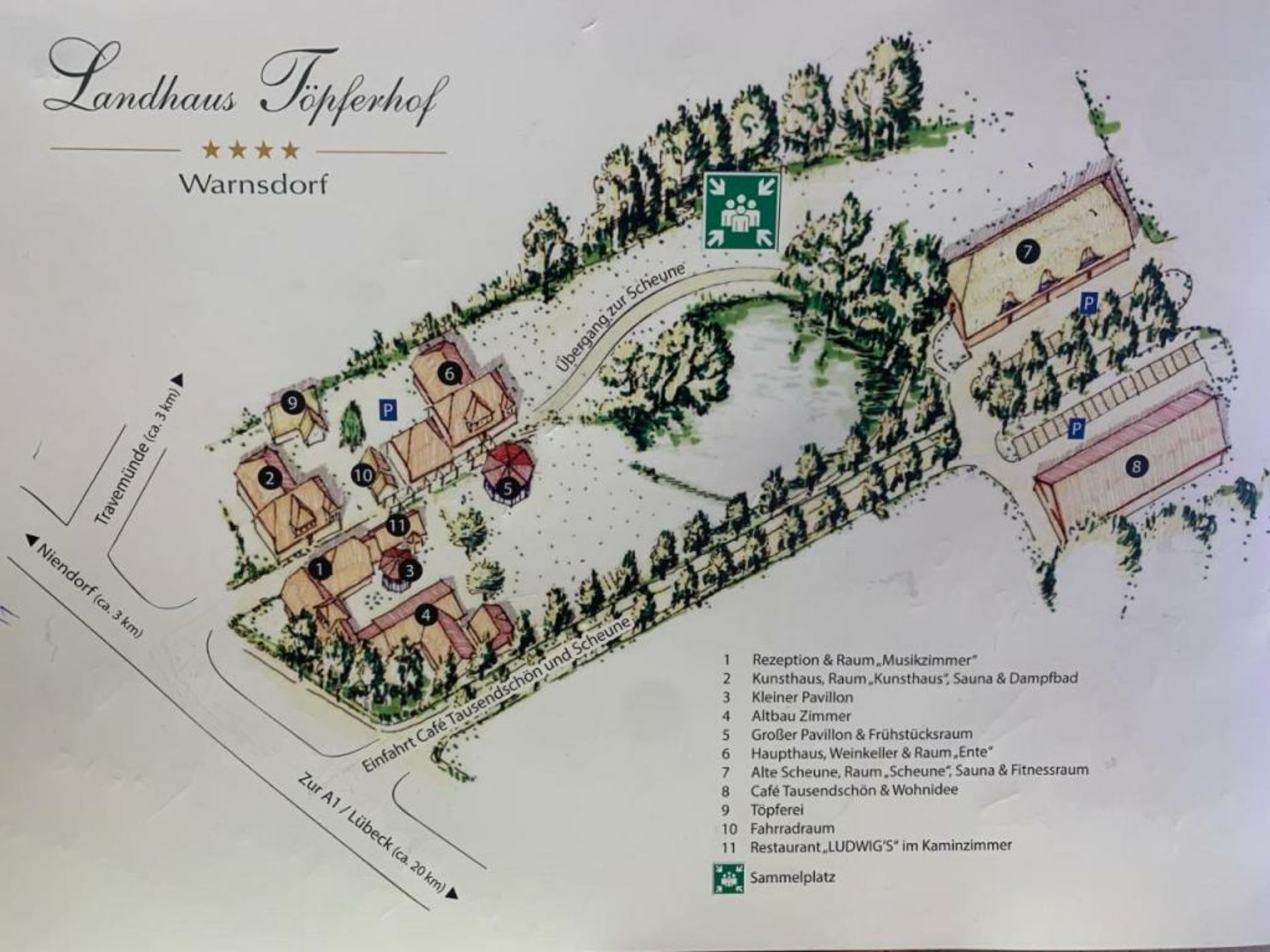 Landhaus Töpferhof bei Travemünde