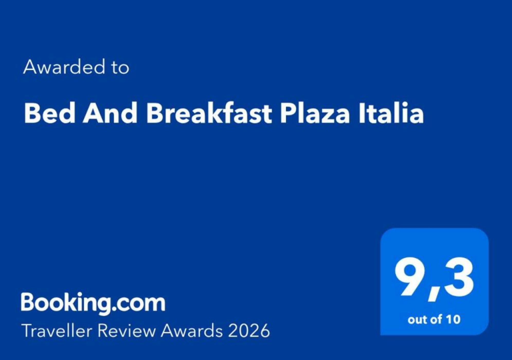 Bed And Breakfast Plaza Italia