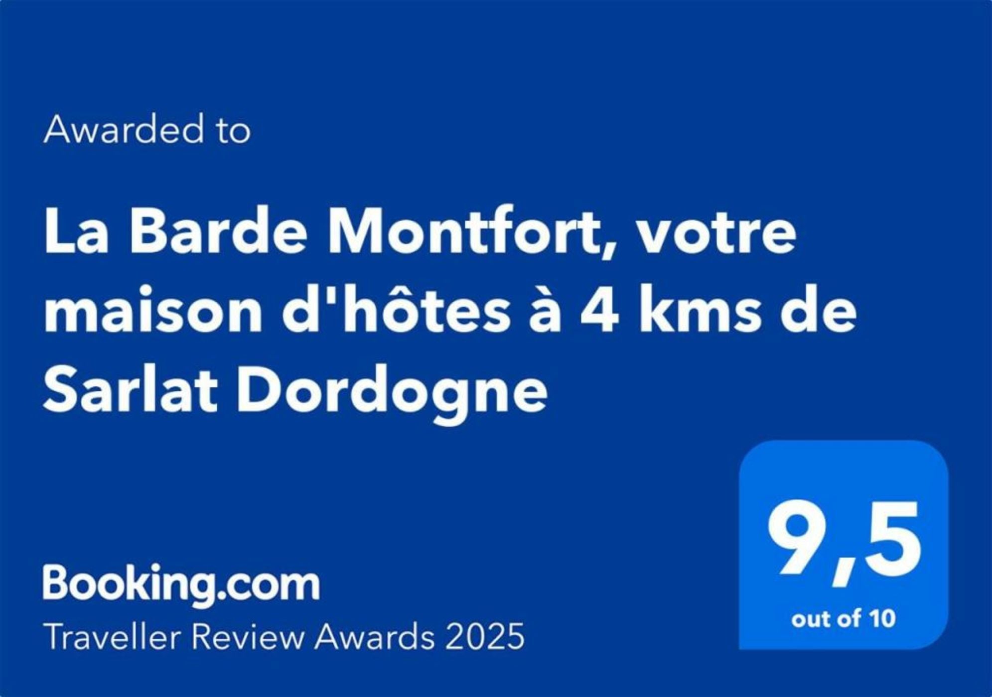 La Barde Montfort, votre maison d'hôtes à 4 kms de Sarlat Dordogne
