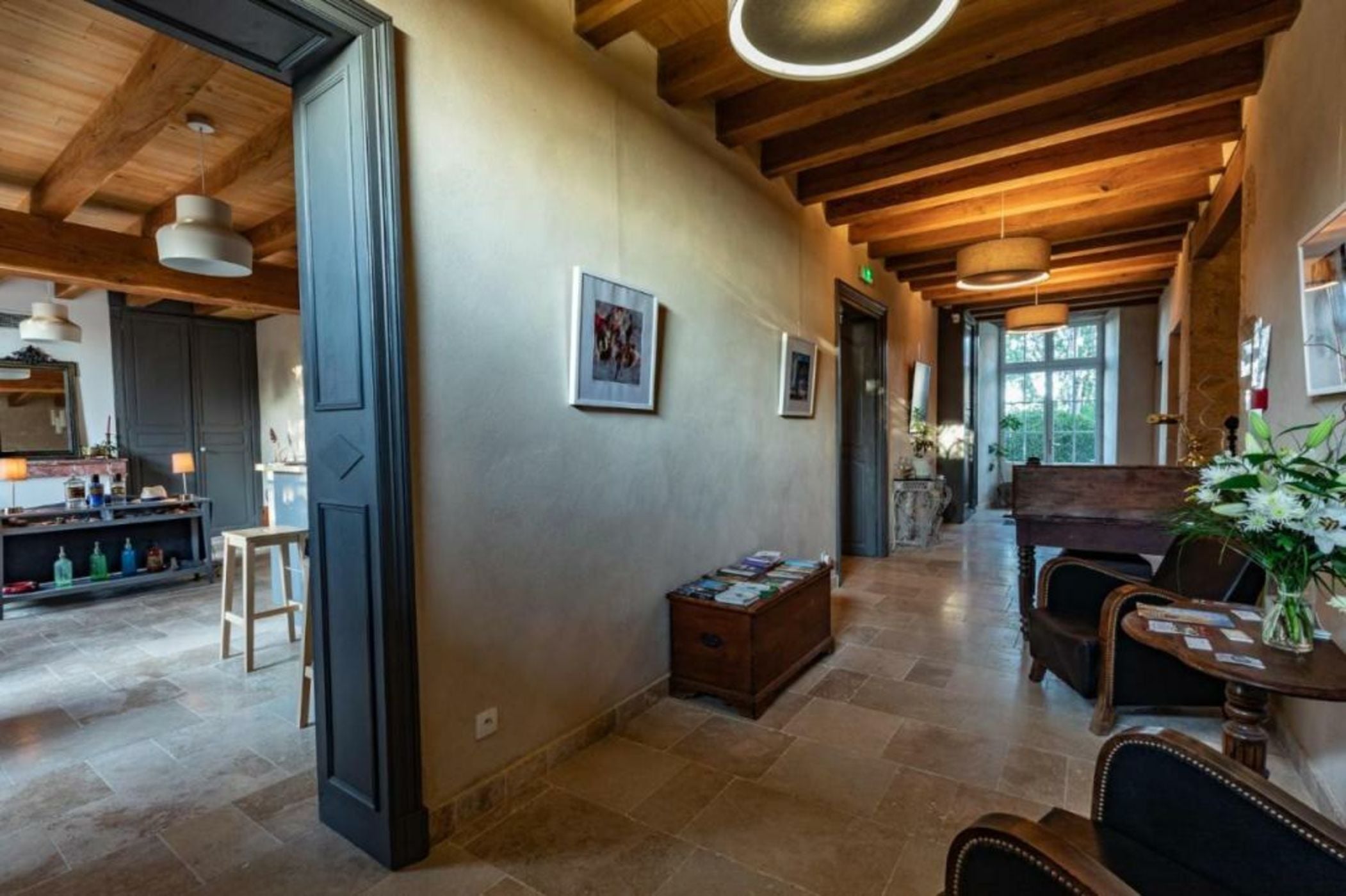 Le Castel Pierre - 7ch&7sdb avec clim, piscine XL, ping-pong, salle fitness et sauna pour 15 personnes