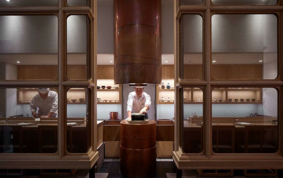 Japanese water heater for tea - Picture of Grand Hyatt Hong Kong